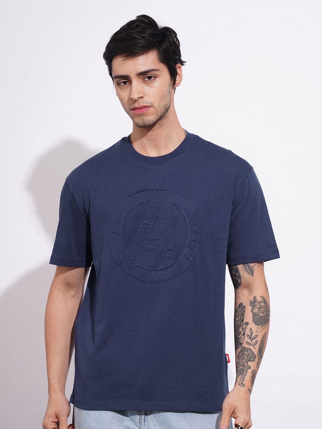 Being Human Men Avengers Graphic Printed Round Neck Pure Cotton T-shirt-picture-24