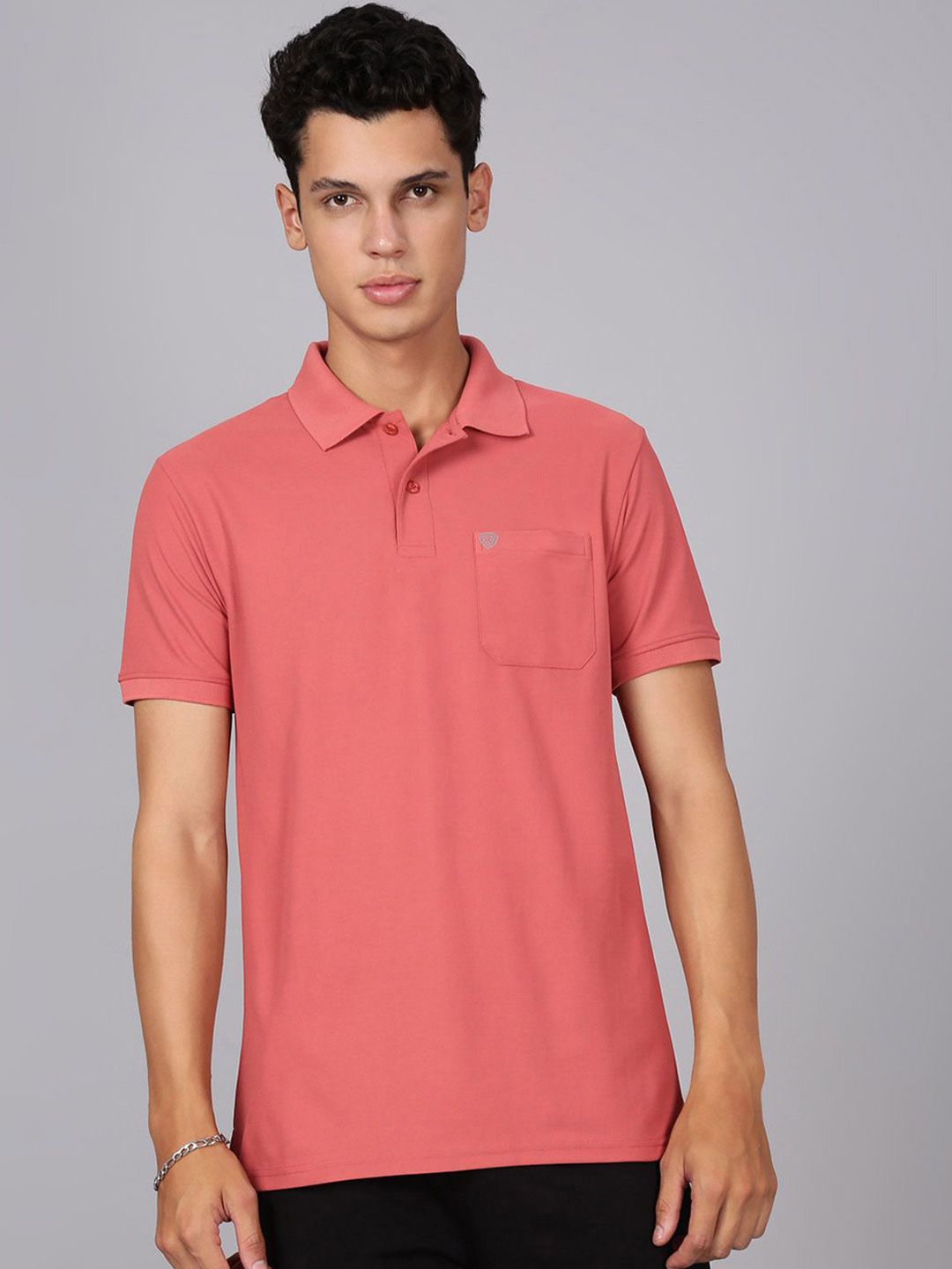 Lux Cozi Fillament Polo Men Short Sleeve Lounge T-Shirt-picture-53