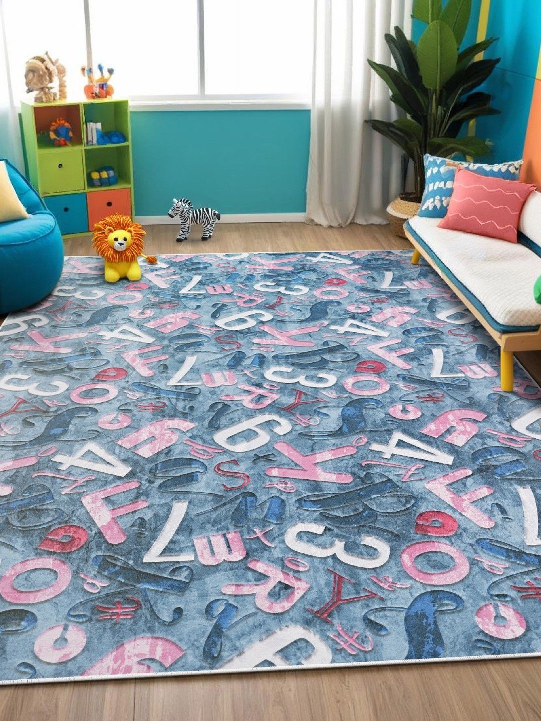 kaleen india Anti-Skid Backing Washable Indoor-Outdoor Rugs-picture-53