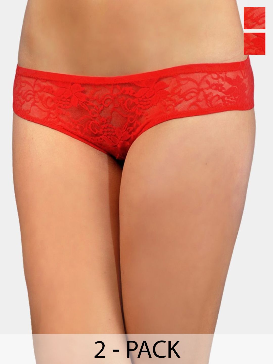 Muquam Pack Of 2 Low Rise Bikini Briefs Briefs-picture-12