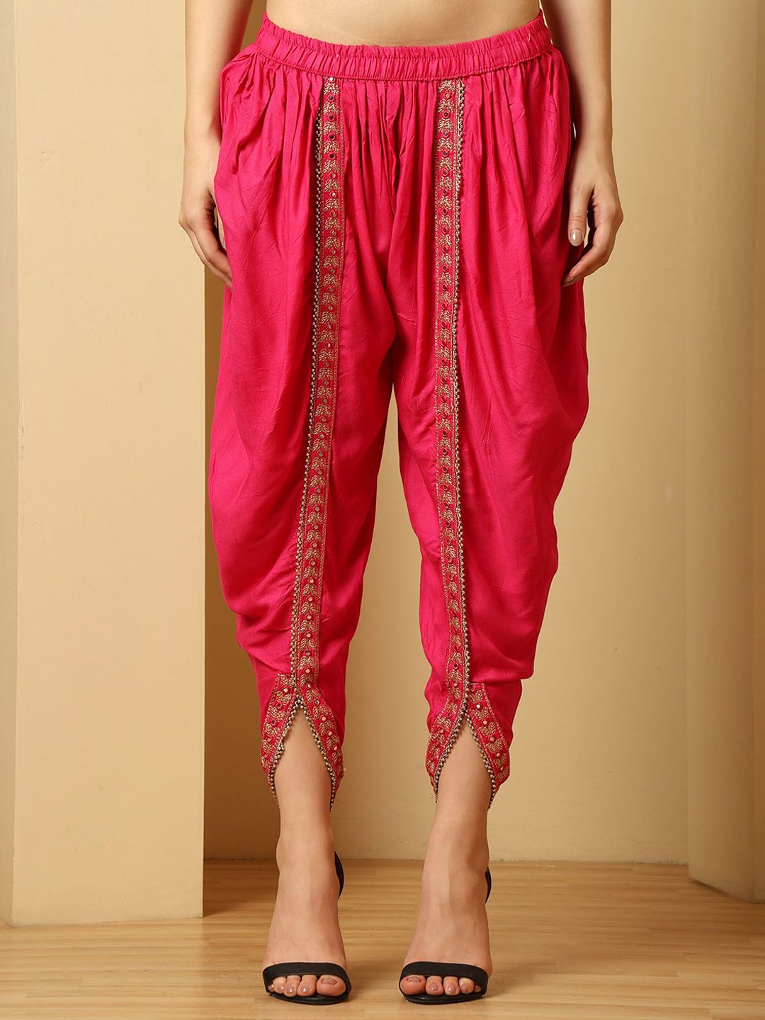 URBAN KANYA Women Embroidered Loose Fit Viscose Rayon Salwar-picture-12