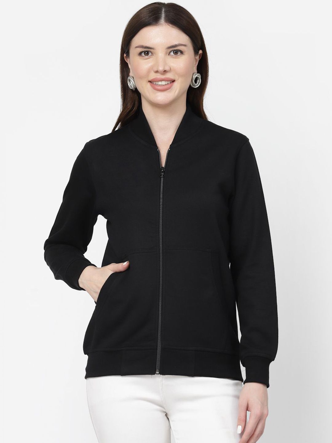 R.Code by The Roadster Life Co. Women Solid Full Sleeve Sweatshirt-picture-38