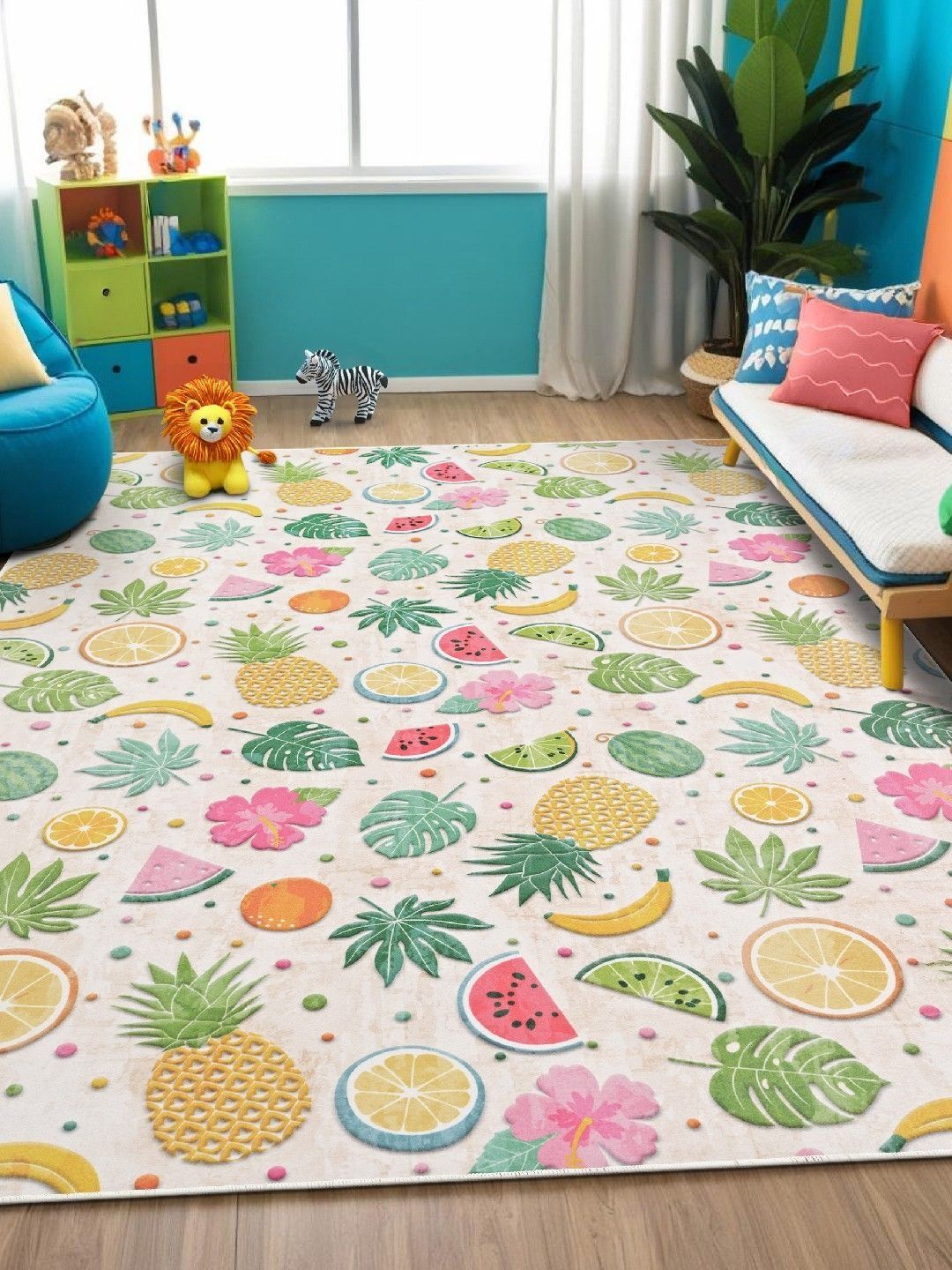 kaleen india Anti-Skid Backing Washable Indoor-Outdoor Rugs-picture-37