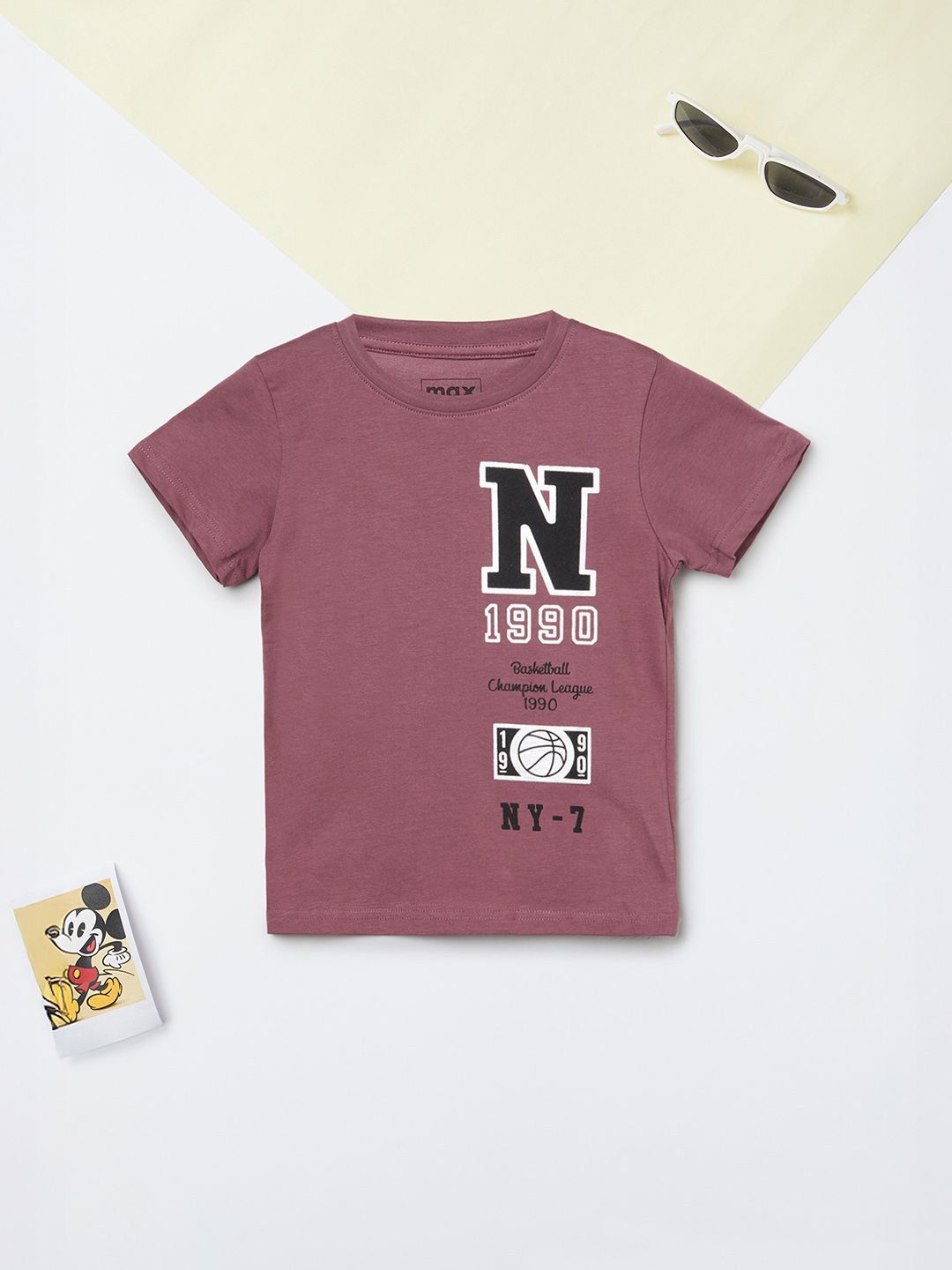 Max Boys Typography Printed T-shirt-picture-40