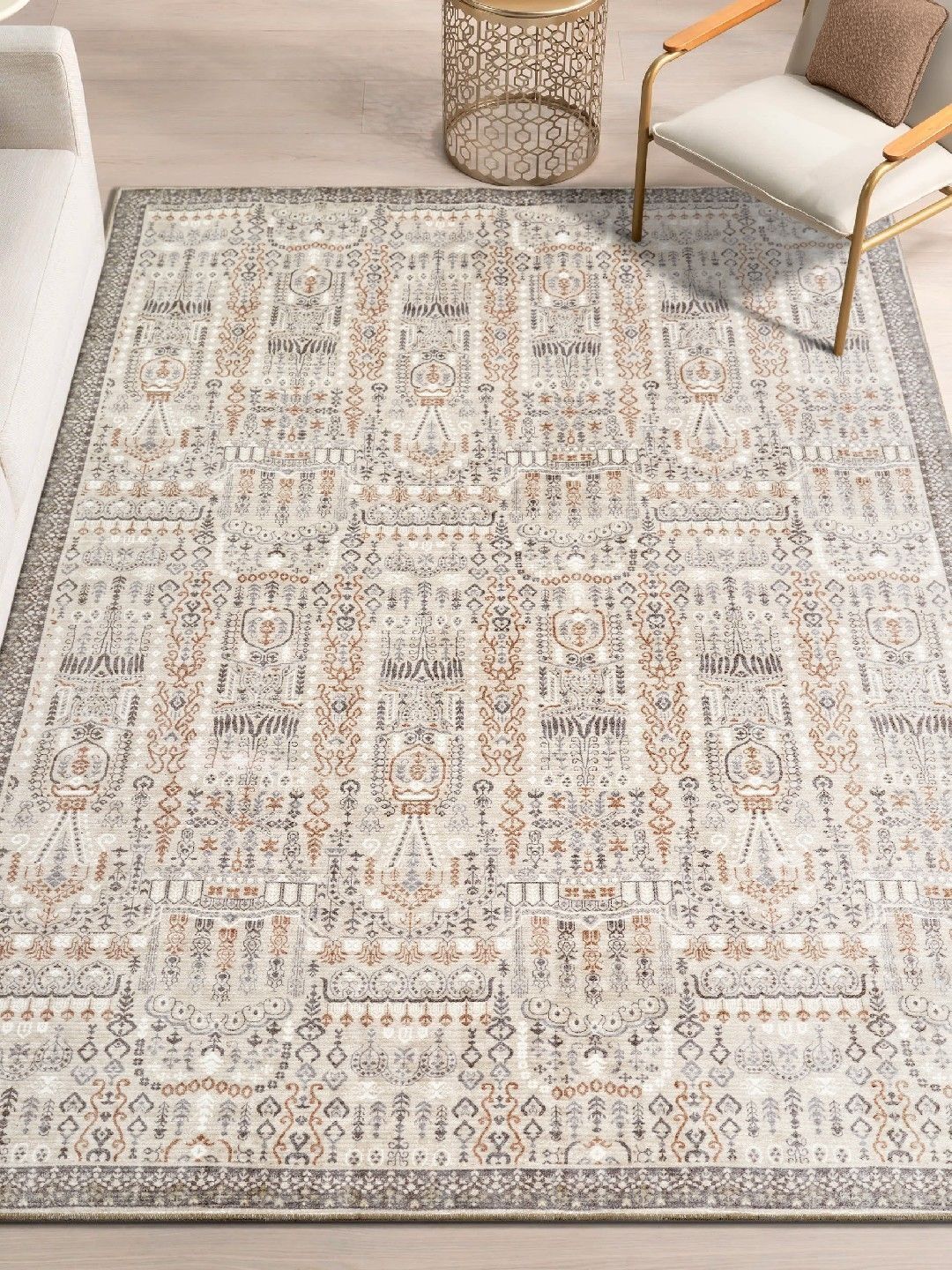 kaleen india Anti-Skid Backing Washable Indoor-Outdoor Rugs-picture-21