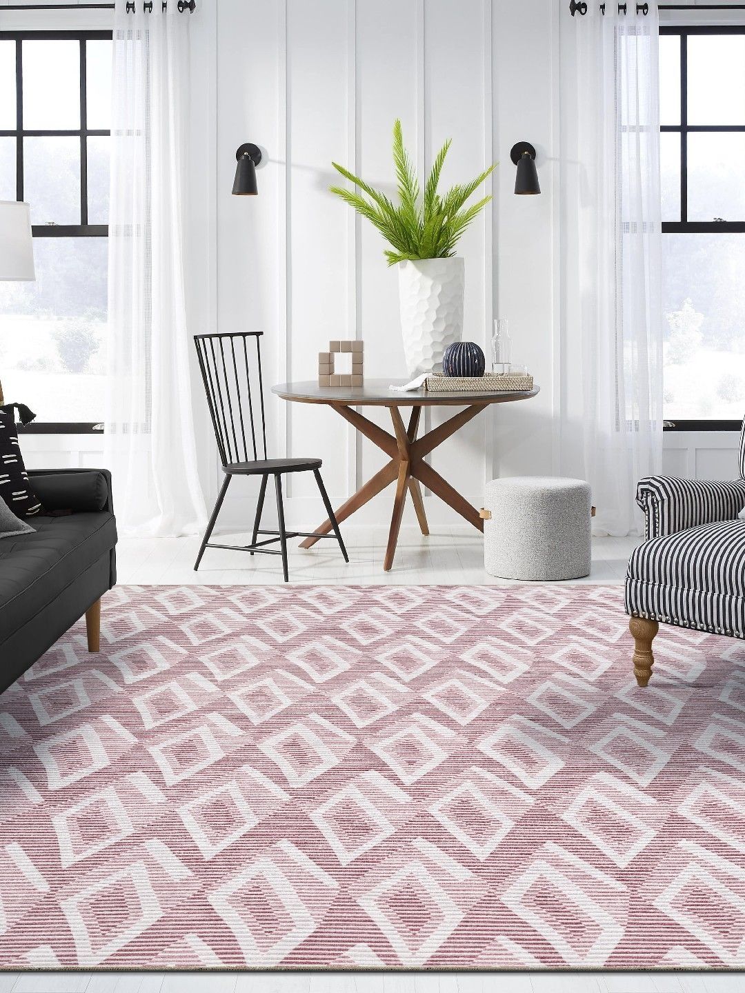 kaleen india Anti-Skid Backing Washable Indoor-Outdoor Rugs-picture-23