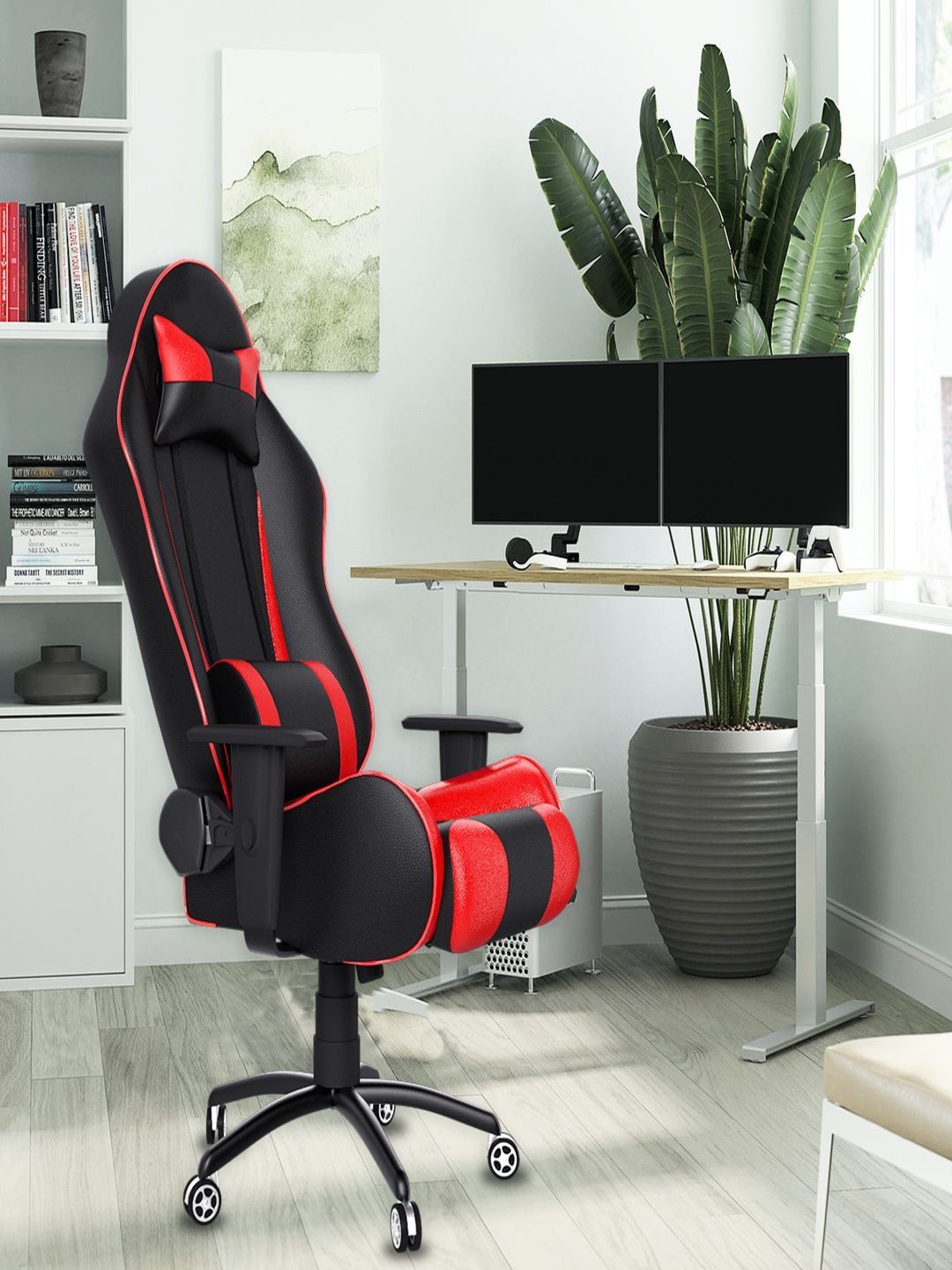 DOE BUCK Swivel Leatherette Gaming Chair