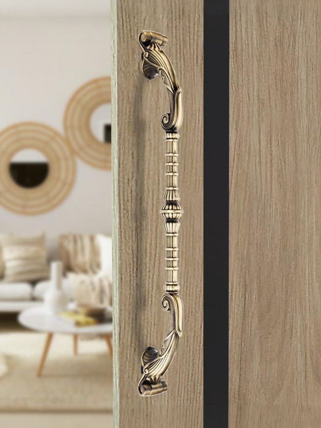 GLOXY Brown Antique Finish Aluminium 20.5 Inch Door Handles-image-49