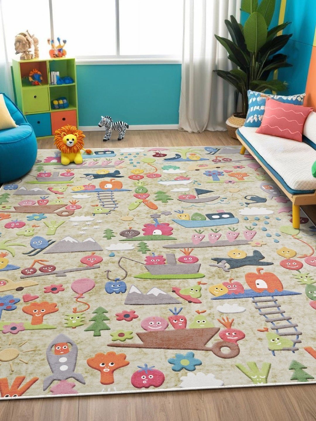Anti-Skid Backing Washable Indoor-Outdoor Rugs-image-38
