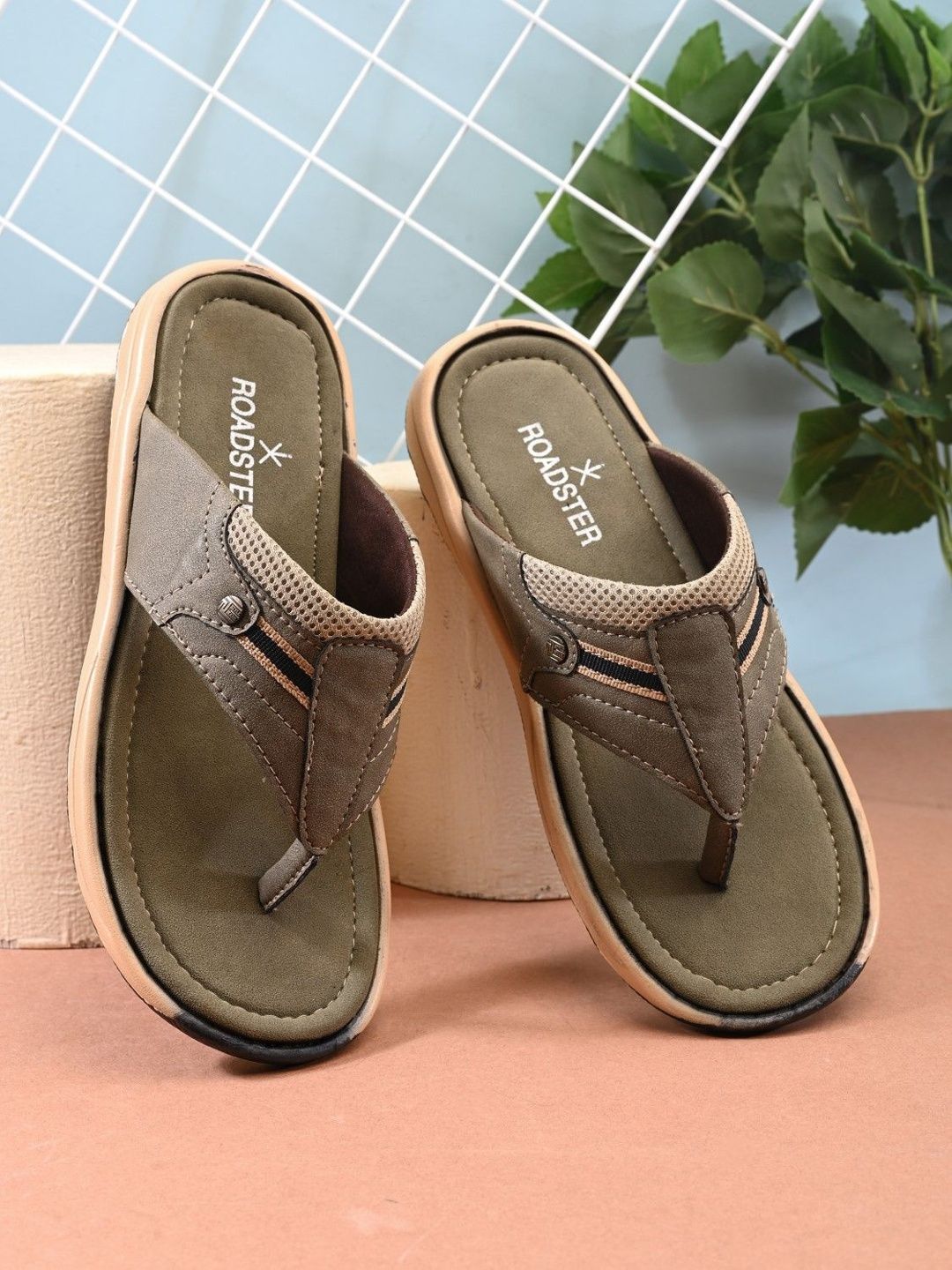 Roadster The Lifestyle Co. Men PU Comfort Sandals-picture-11