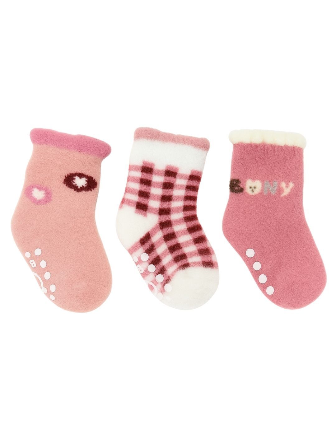 Cdeck Kids Pack Of 3 Woollen Ankle Length Socks