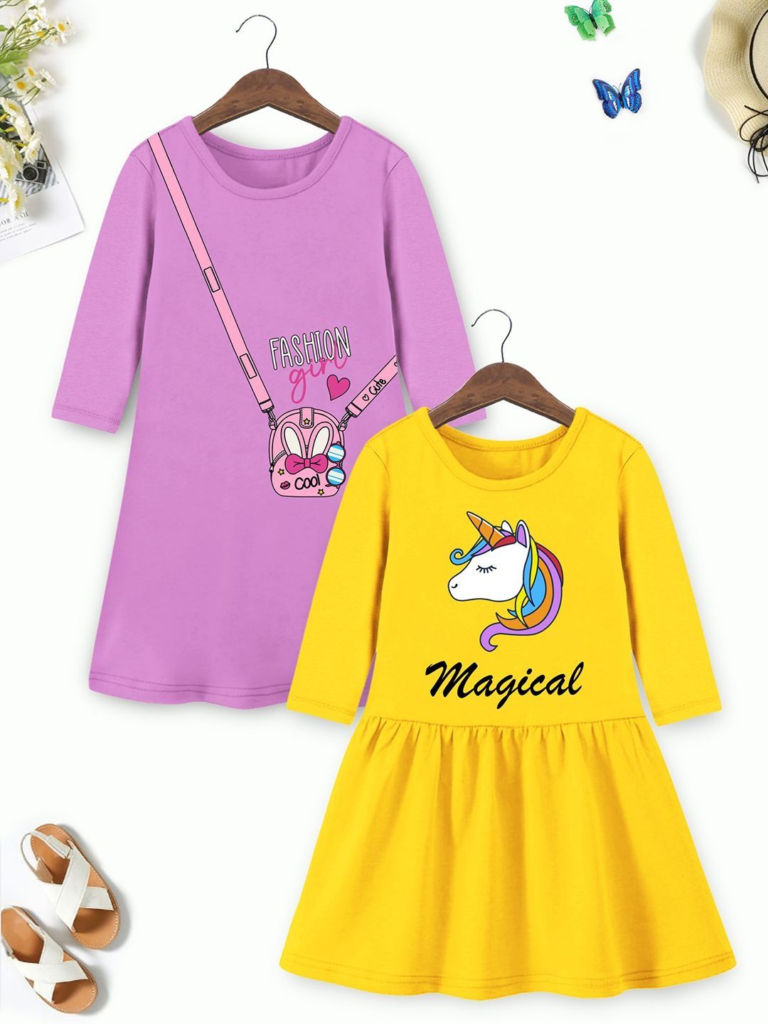 HERE&NOW Print A-Line Dress-picture-25