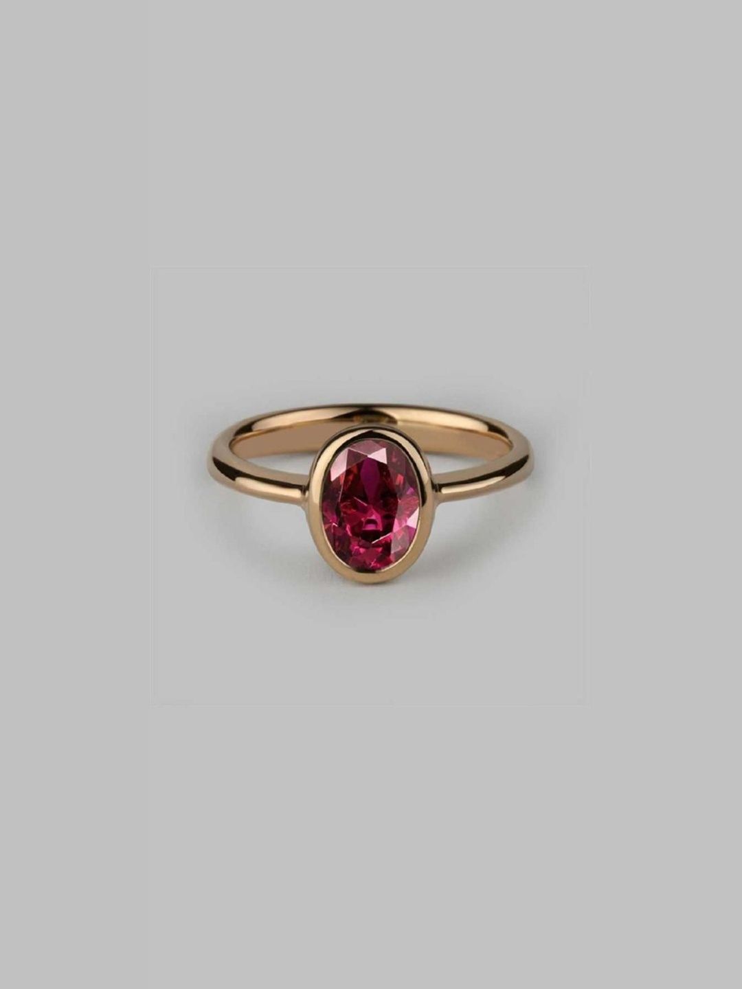 RAVIOUR LIFESTYLE Gold-Plated & Pink Brass Pearls Finger Ring-image-15