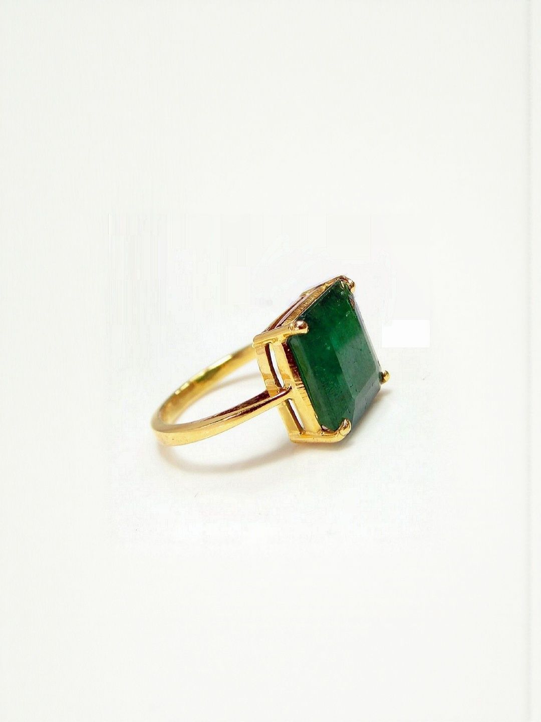 RAVIOUR LIFESTYLE Gold-Plated & Green Alloy Pearls Finger Ring-picture-34