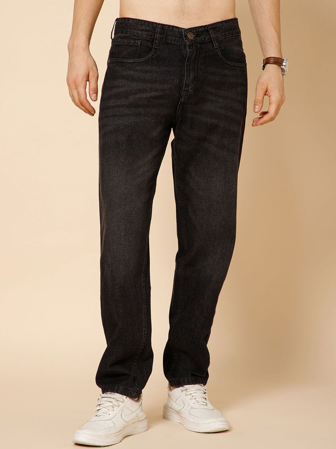 R.Code by The Roadster Life Co. Men Straight Fit Mid-Rise Light Fade Jeans-picture-28