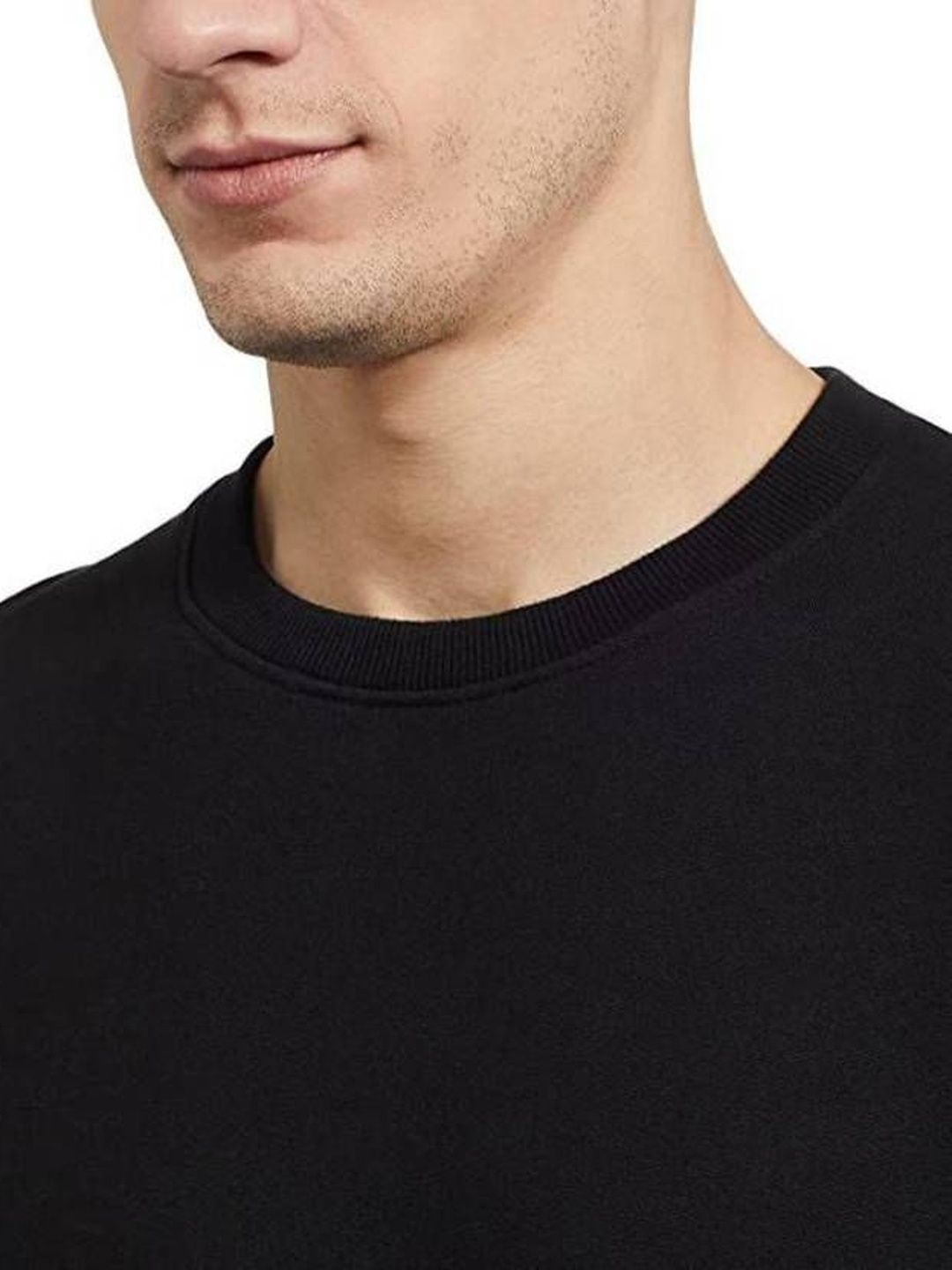 VALUE CREATION Men Black Cotton Solid Hooded Pullover-picture-46