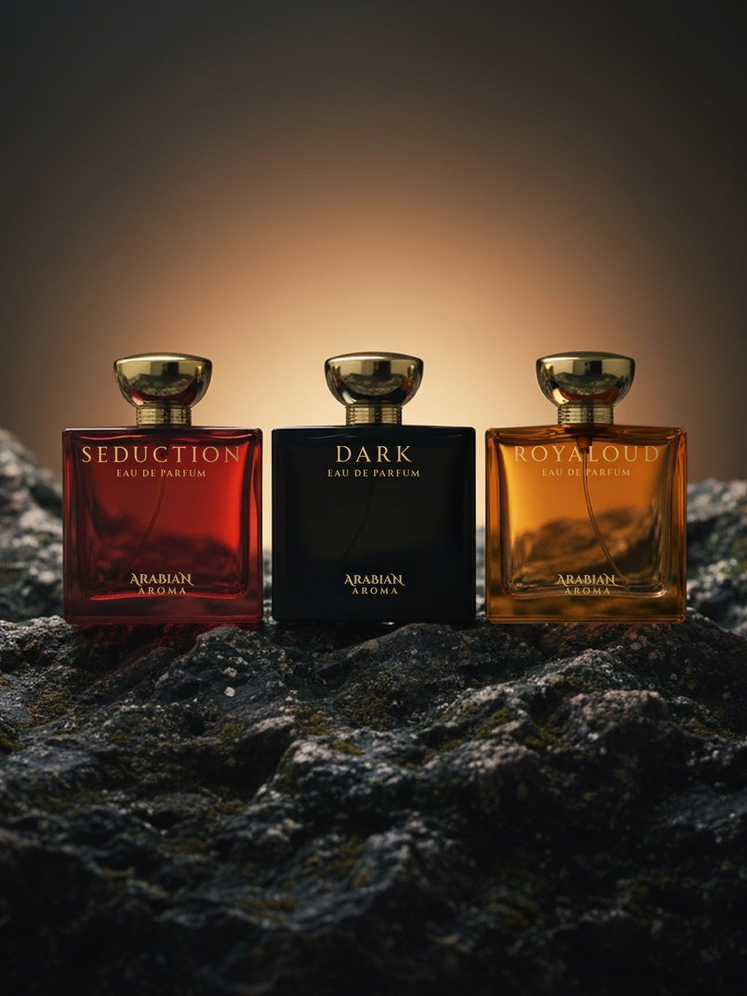 Arabian Aroma Unisex Set Of 3 Seduction- Dark & Royal Oud Eau De Parfum- 100 ml Each-image-31