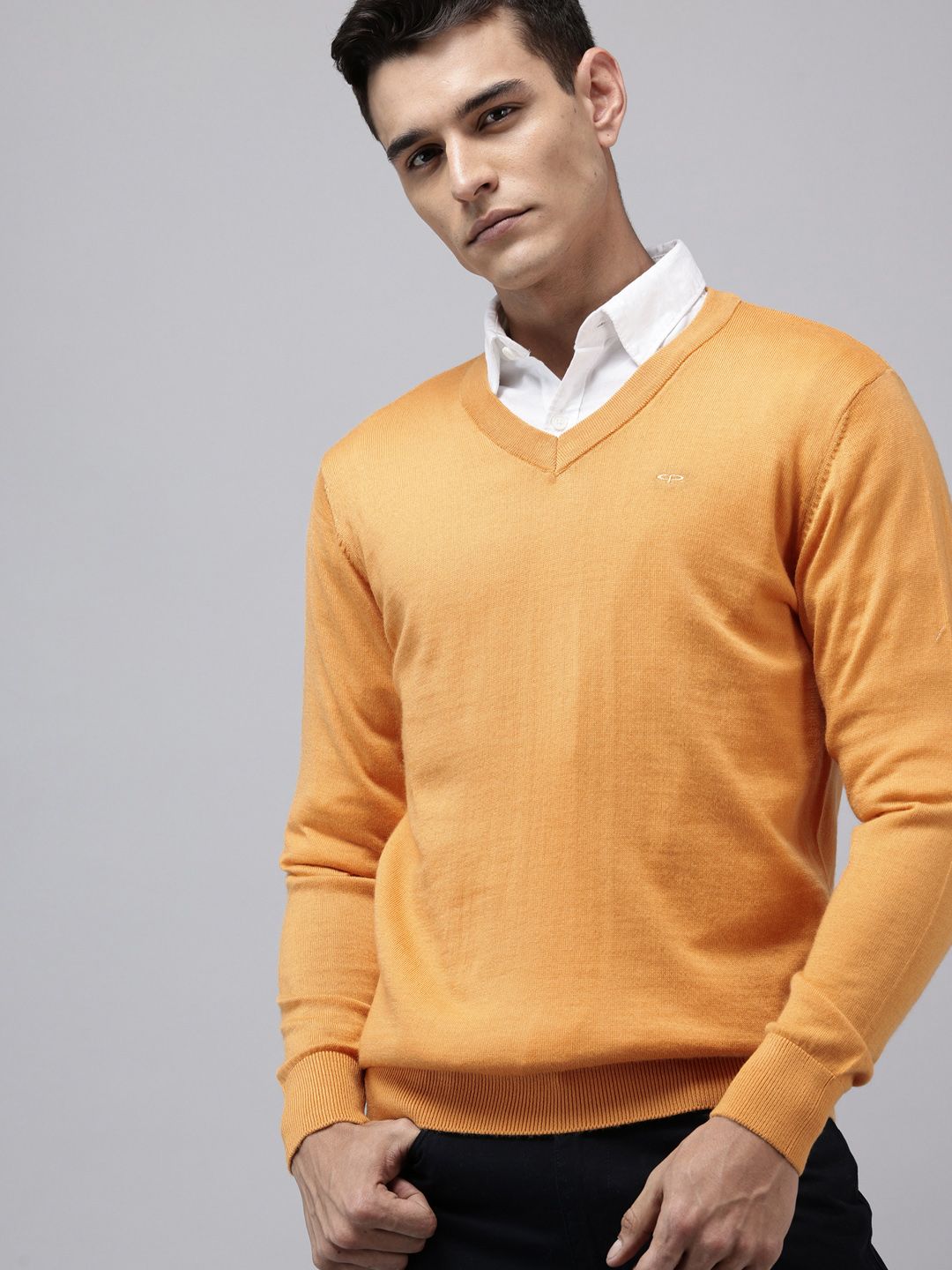 ColorPlus V-Neck Pullover Sweaters-picture-14