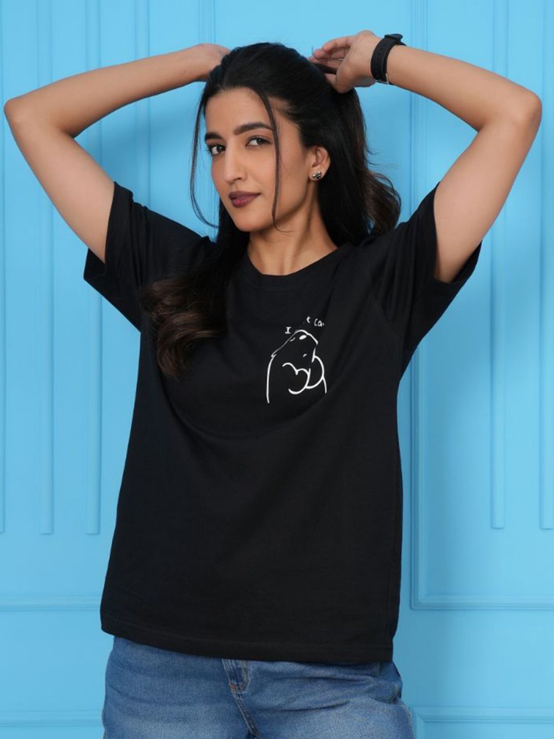 VEROCONIC Women Graphic Printed Round Neck Relaxed Fit T-shirt-picture-15