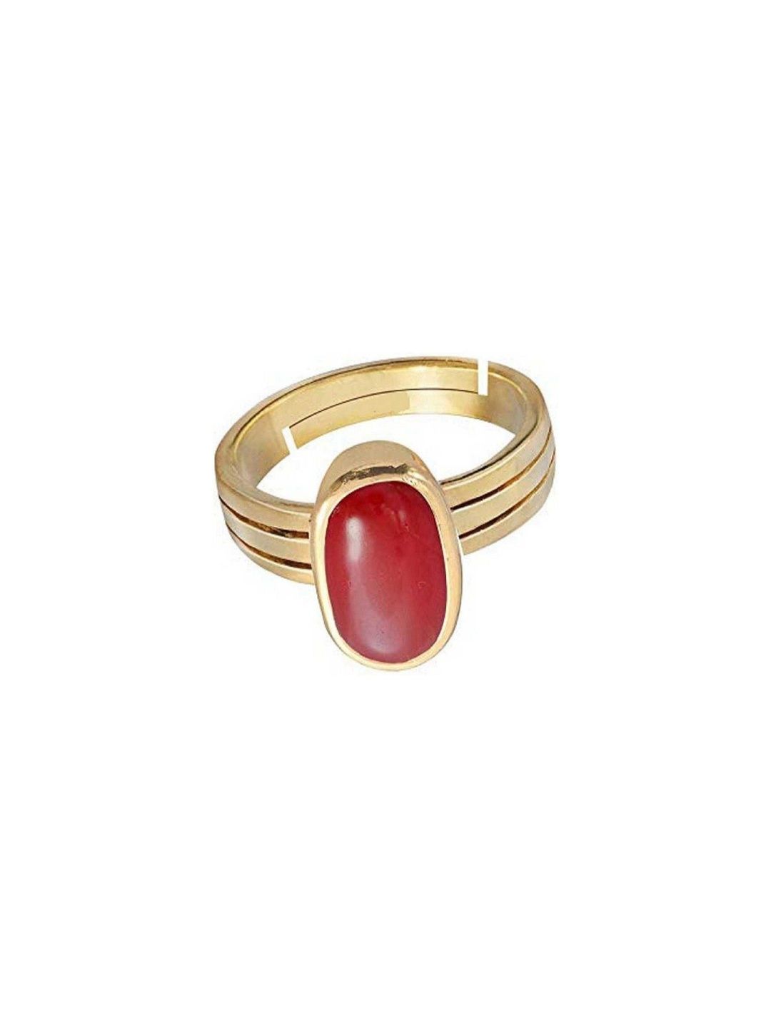 RAVIOUR LIFESTYLE Silver-Plated & Red Copper Pearls Finger Ring-picture-21