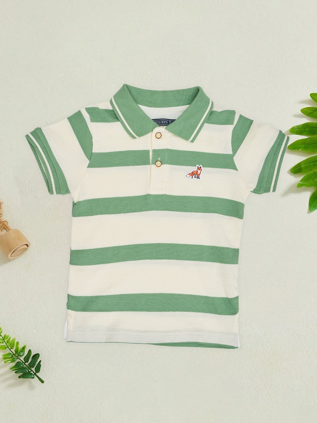 Pantaloons Baby Boys Striped Polo Collar T-shirt-image-24