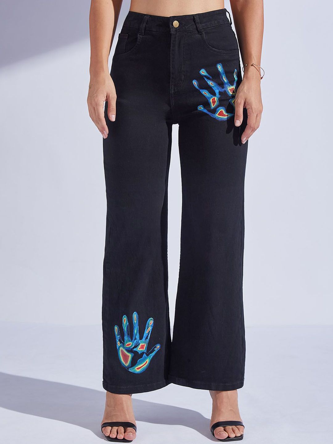 Miss Chase Women Wide Leg High-Rise Stretchable Jeans-picture-43
