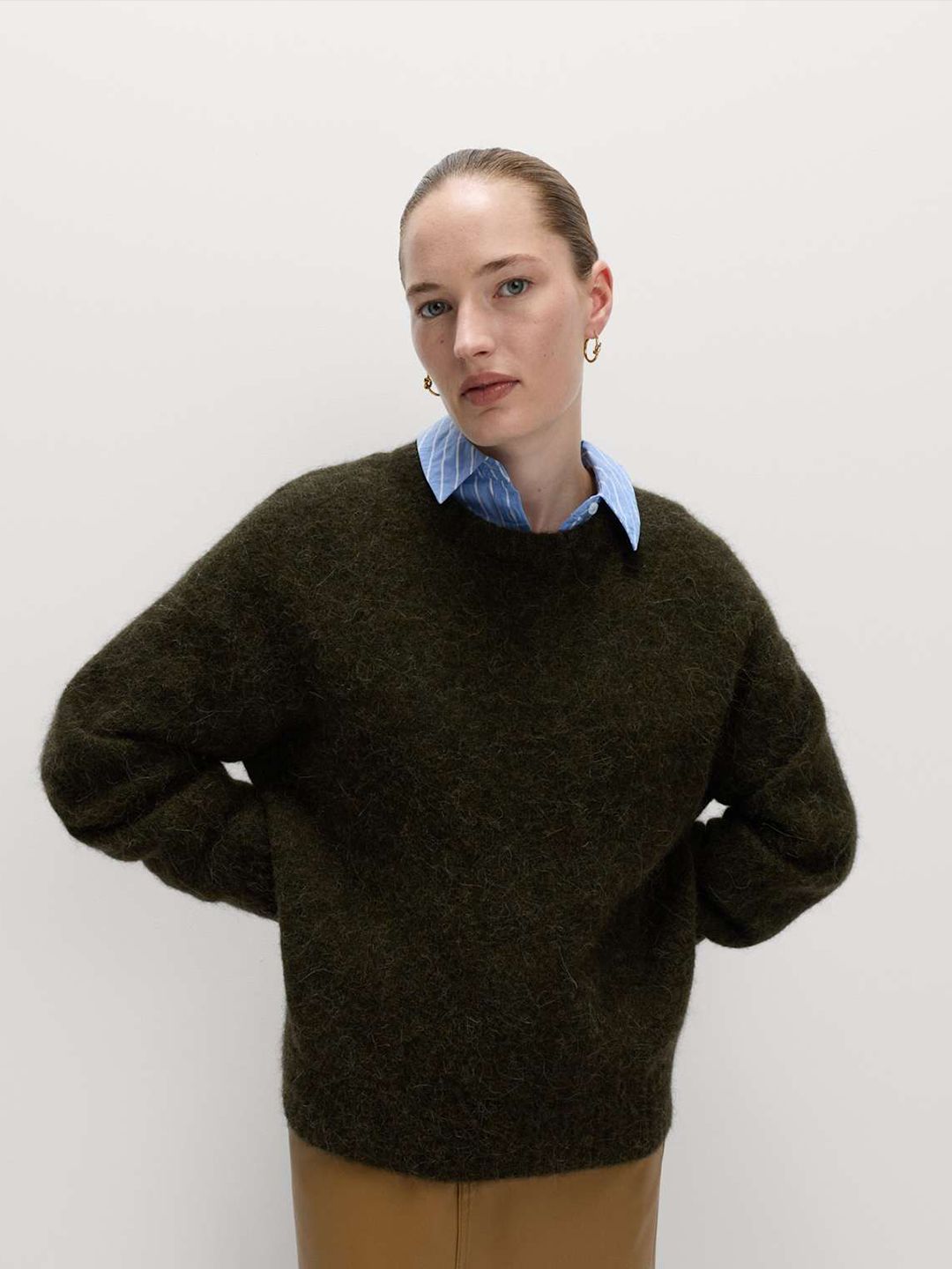Marks & Spencer Women Woollen Round Neck Long Sleeves Pullover Sweater-picture-46