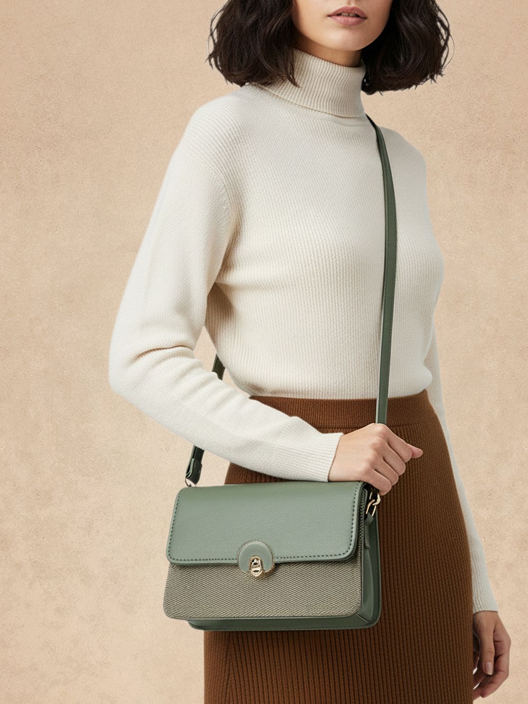 all about you Textured Structured Sling Bag-picture-14