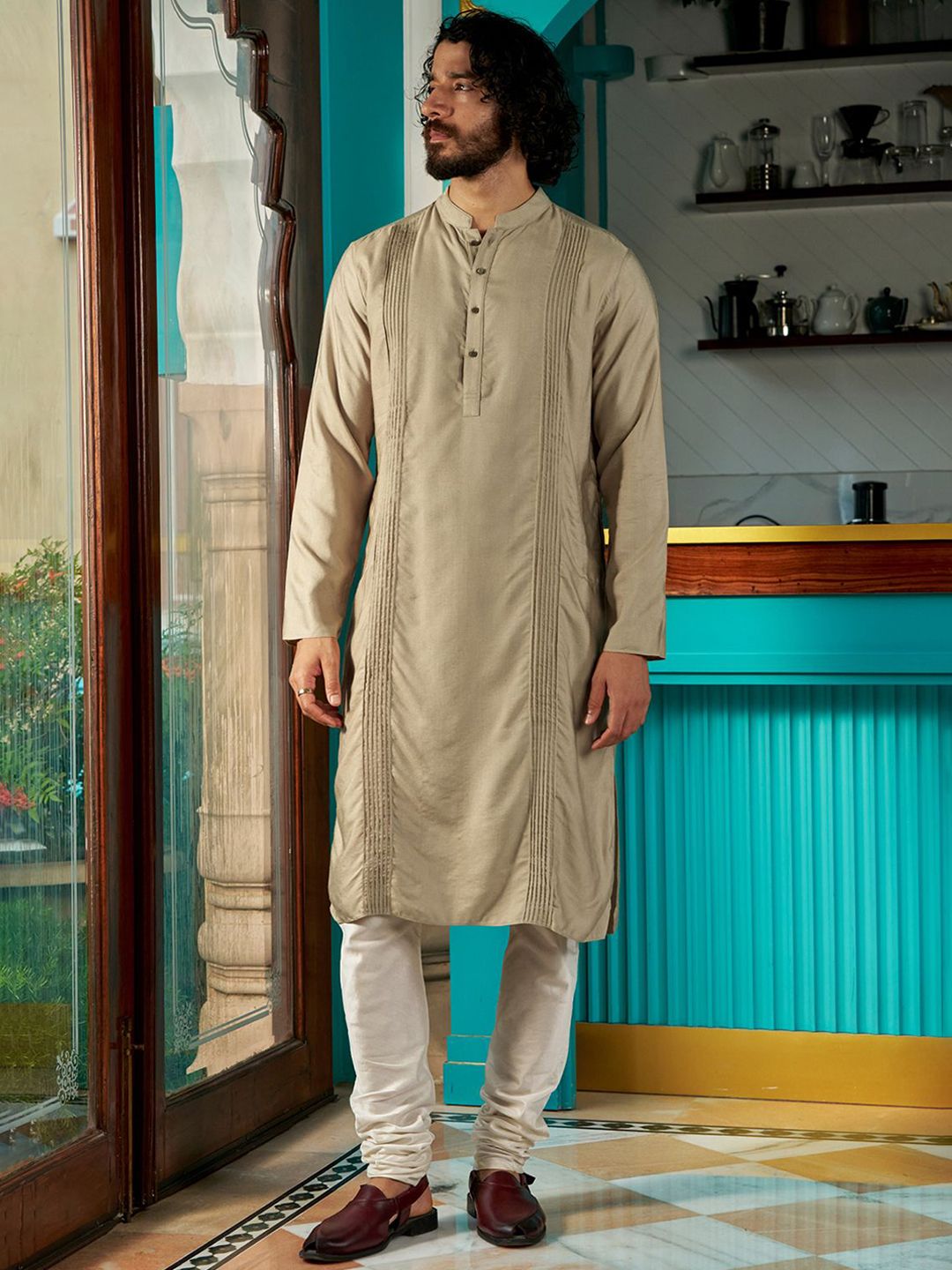 Andamen Men Solid Festive Straight Kurta-picture-16