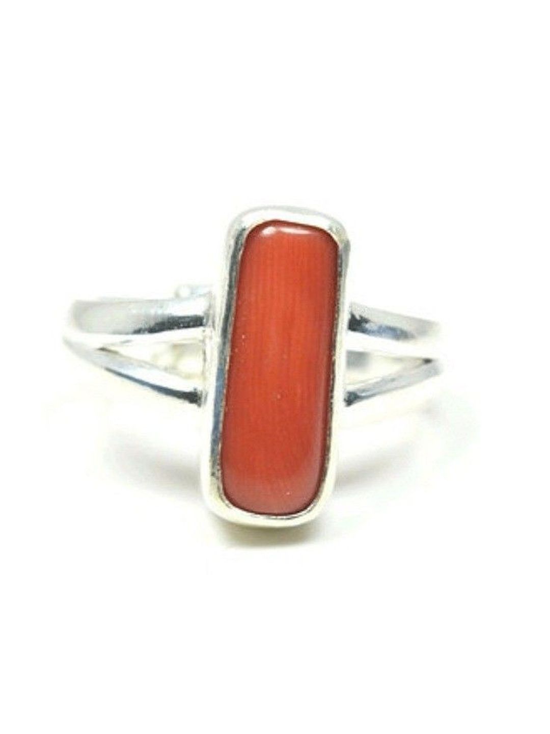 RAVIOUR LIFESTYLE Silver-Plated & Red Alloy Pearls Finger Ring-picture-10