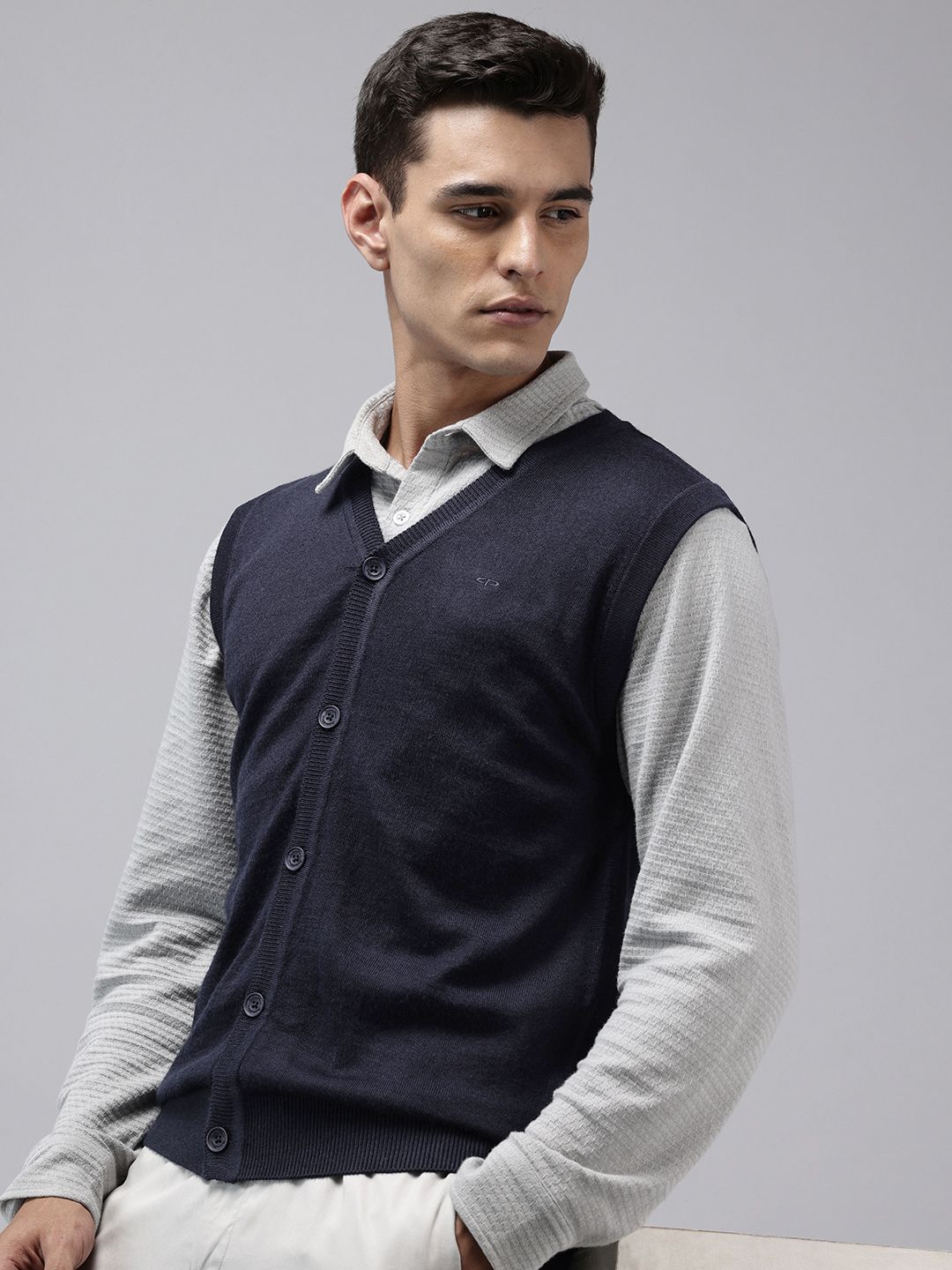 ColorPlus V-Neck Cardigan Sweater-picture-12