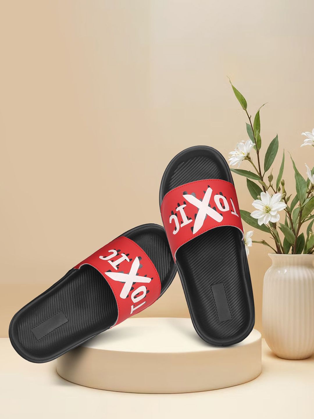 PERY PAO Men Printed Sliders Flip Flop-picture-15