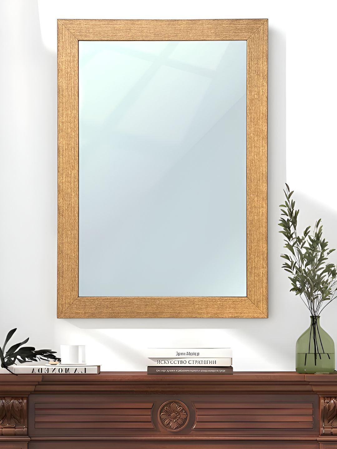 Art Street Beige Rectangular Shaped Glass Wall Mirrors-picture-32