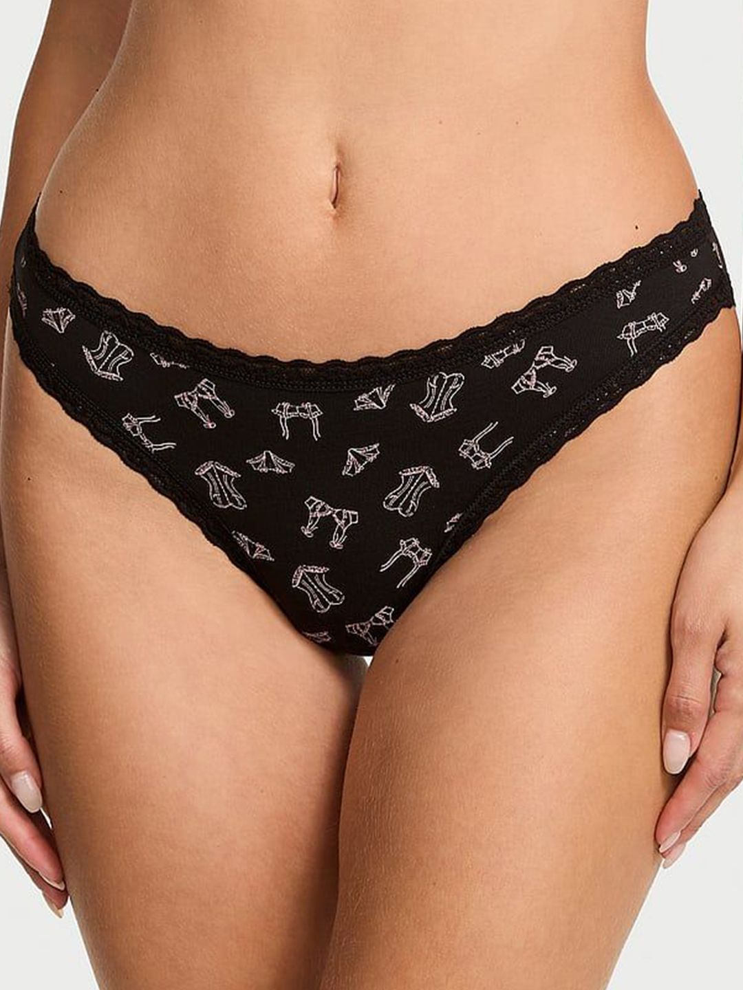 Victoria's Secret Women Conversational Printed Low-Rise Bikini Briefs-picture-11