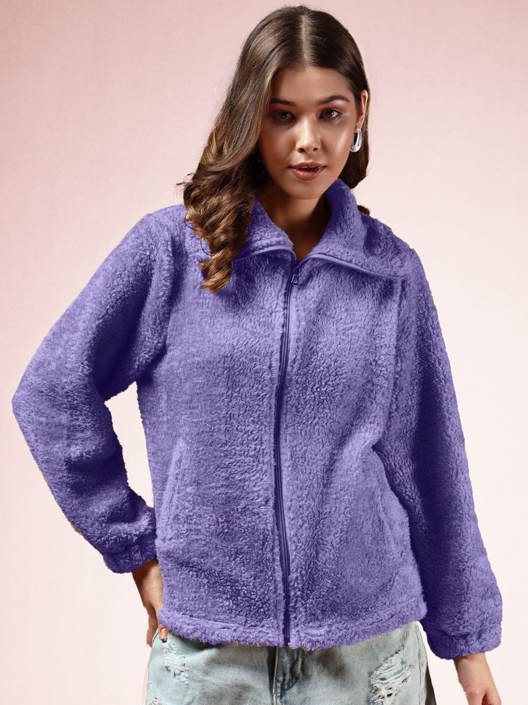 The Dry State Women Washed Checked Crop Tailored Jacket-picture-37