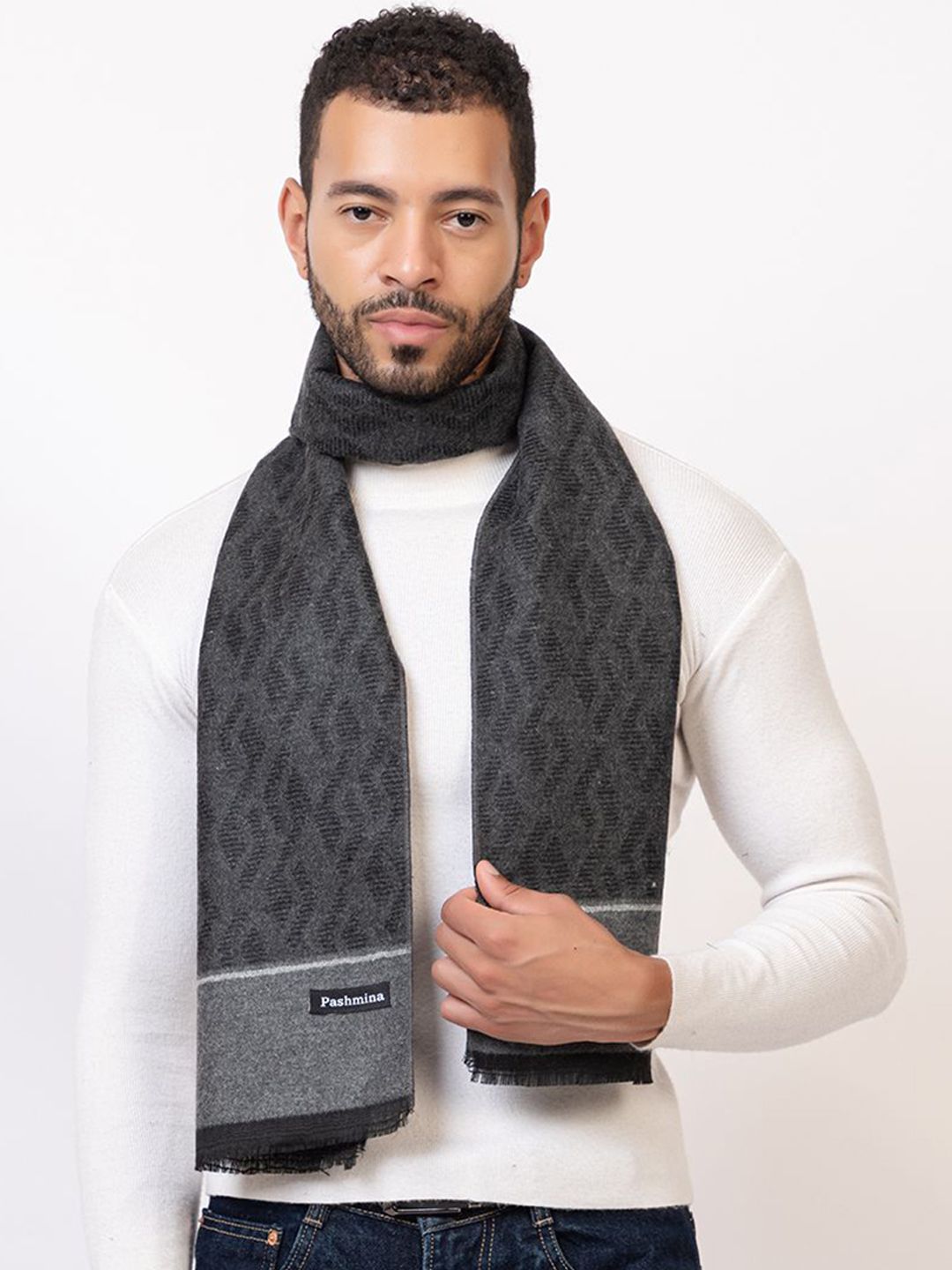 Amoldo Unisex Patterned Acrylic Mufflers-picture-30