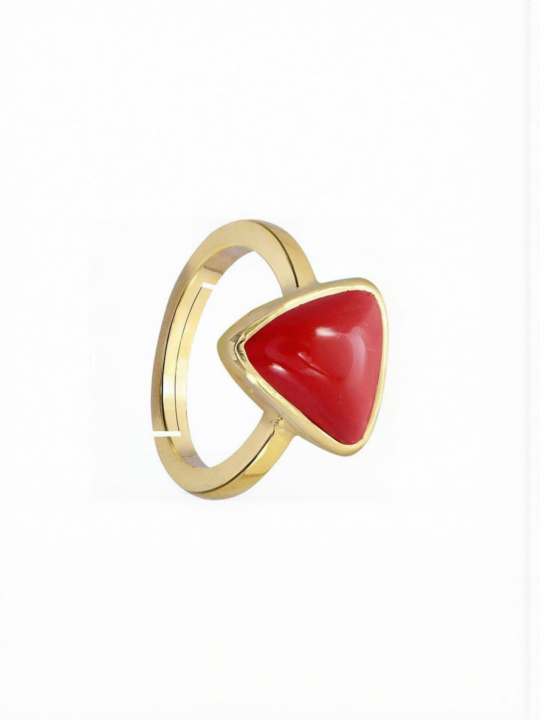 RAVIOUR LIFESTYLE Silver-Plated & Red Brass Pearls Finger Ring-picture-20