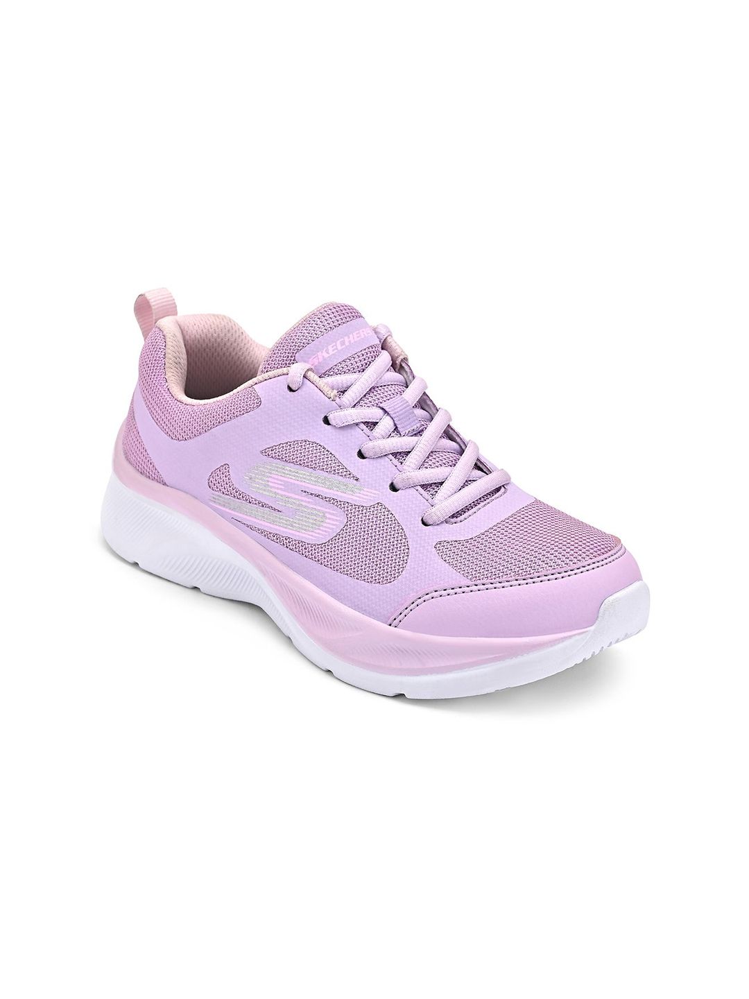 Skechers Elite Sport Girls Lace-Up Non-Marking Mid-Top Running Sports Shoes-image-20