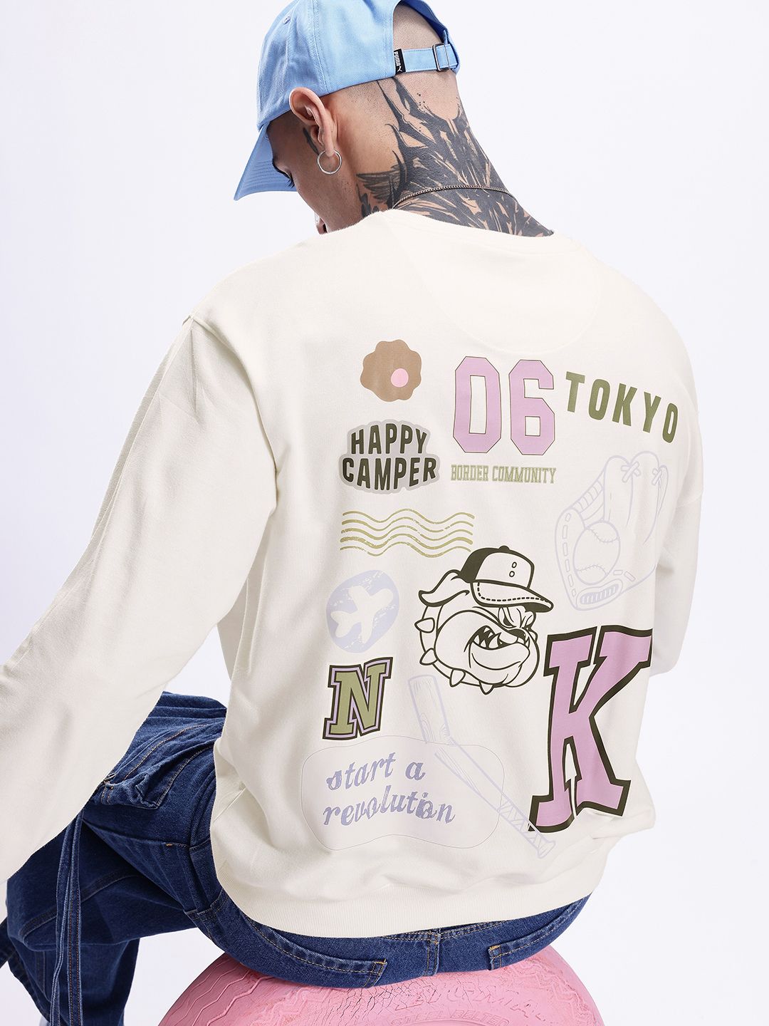 Kook N Keech Oversized Graphic Printed Sweatshirt-picture-11