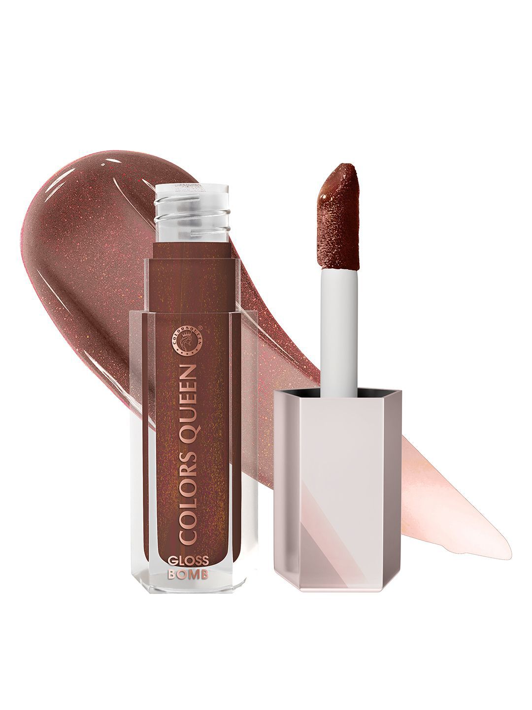 Colors Queen Glass Bomb High Shine Lip Gloss With Shea Butter - 9 ml - Dreamy GB-12_08-picture-31