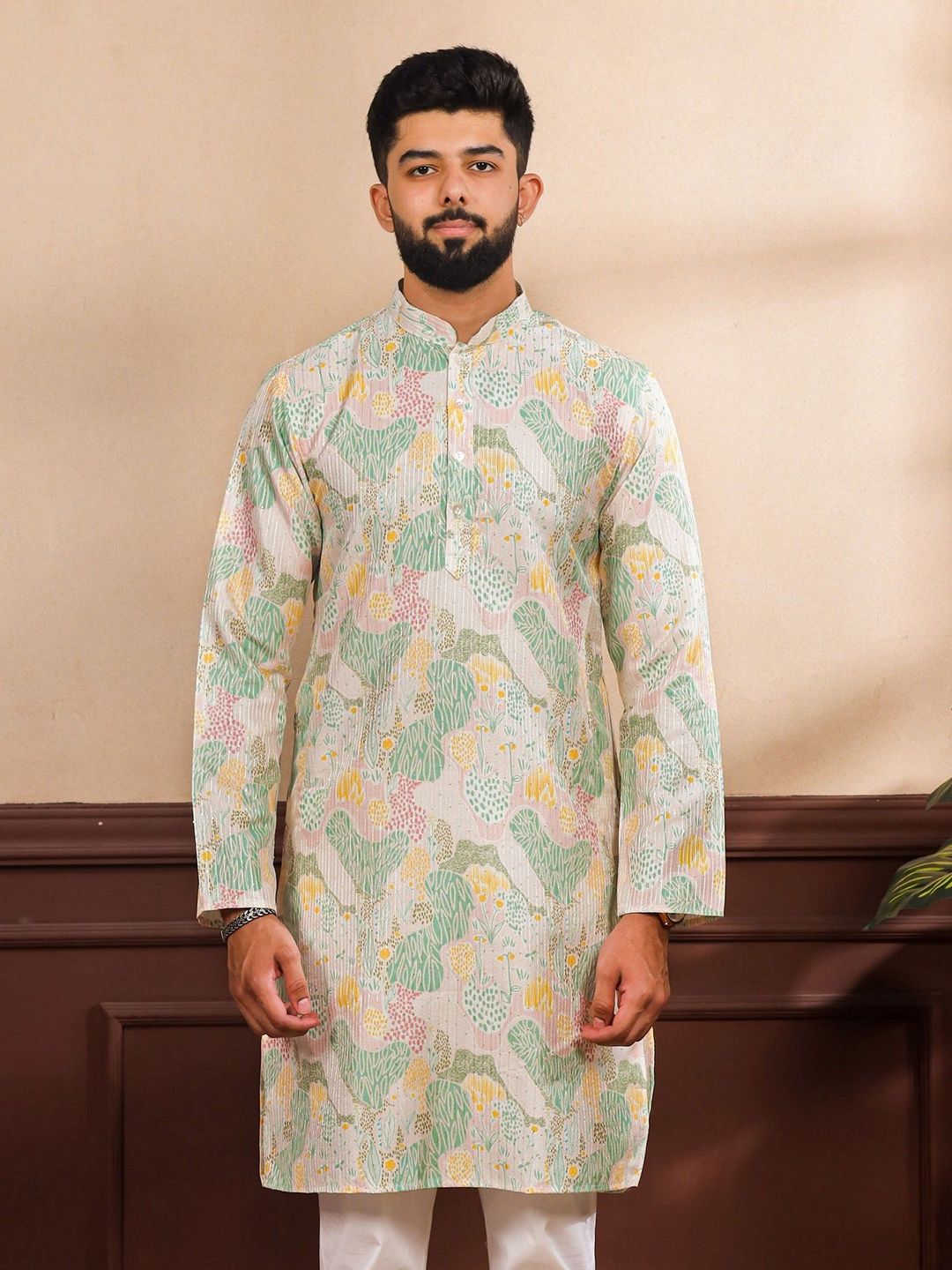 Koshin Floral Printed Straight Kurta-picture-18