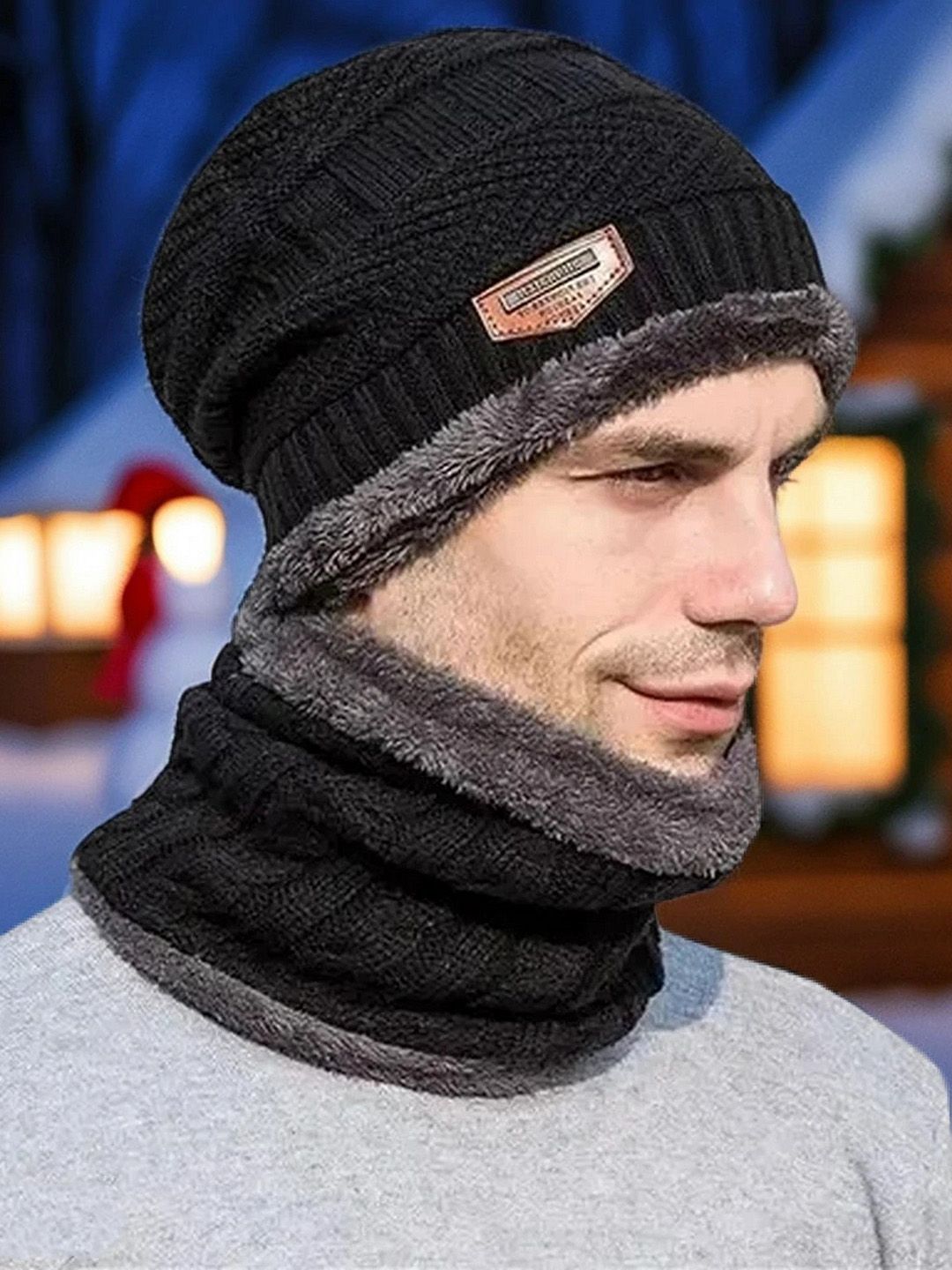 Infispace Self Design Woollen Beanie-picture-14