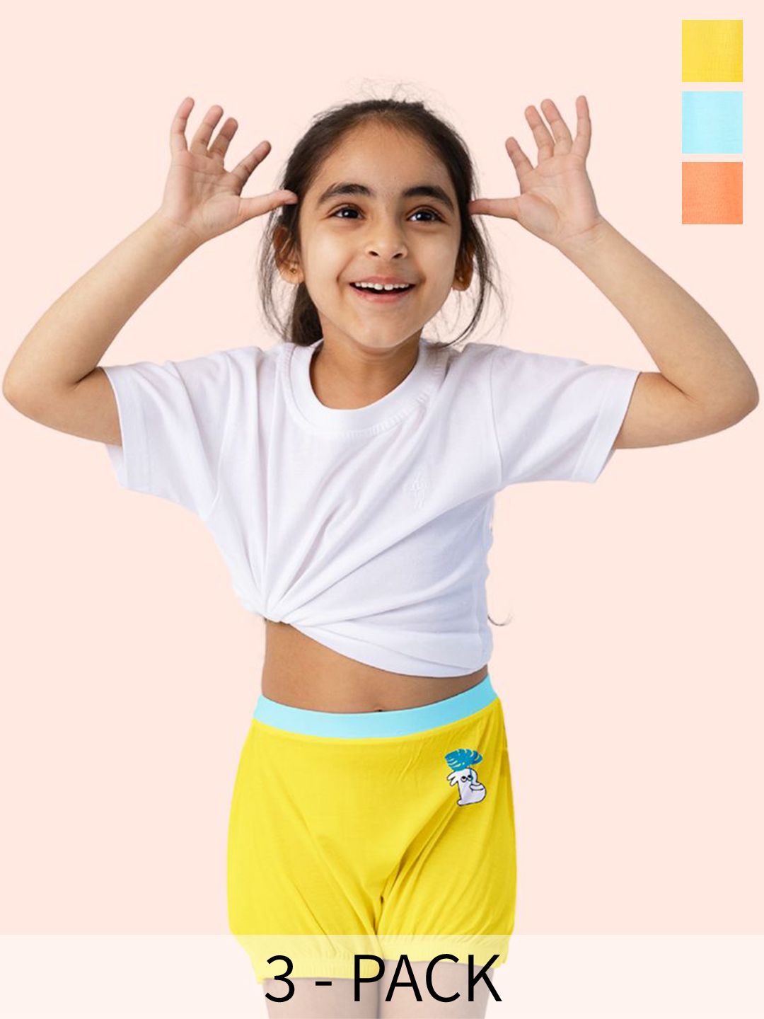 SuperBottoms Girls Pack Of 3 Basic Briefs UND-GBL-NS-NL-UR-4-6Y-3P-picture-30