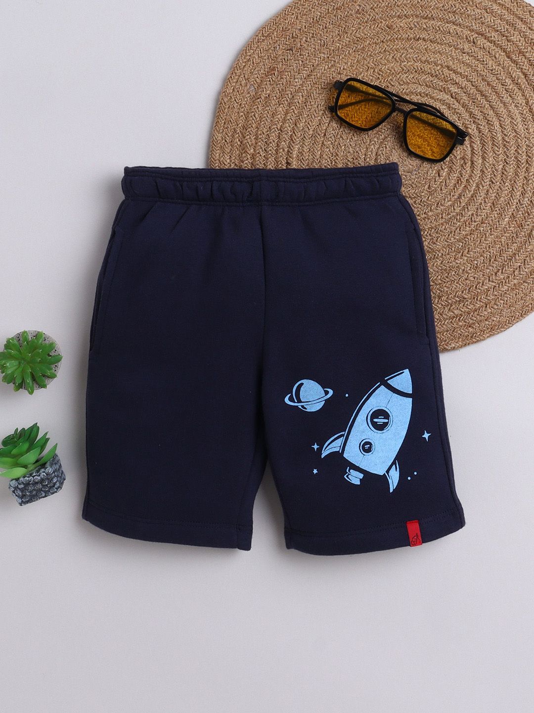 Tiny Toonzzz Boys Graphic Printed Regular Fit Mid-Rise Shorts-picture-37