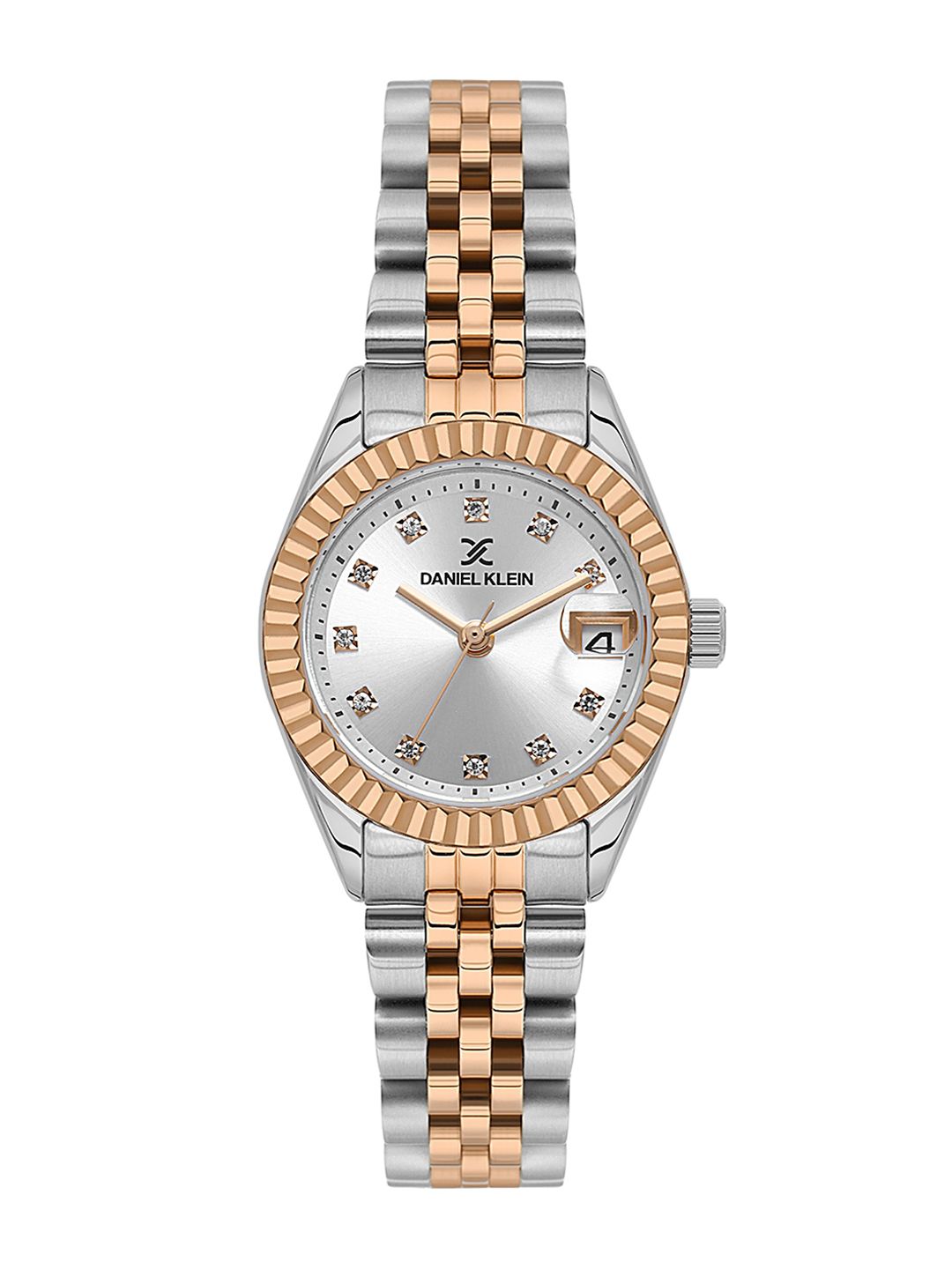 Daniel Klein Women Embellished Dial Straps Analogue Automatic Watch DK.1.13969-8_N-picture-10