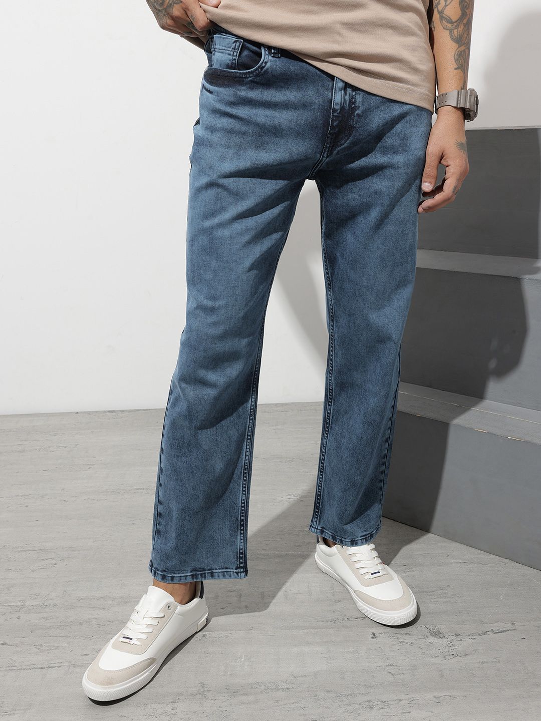 The Roadster Life Co. Men Straight Fit Stretchable Jeans-picture-24