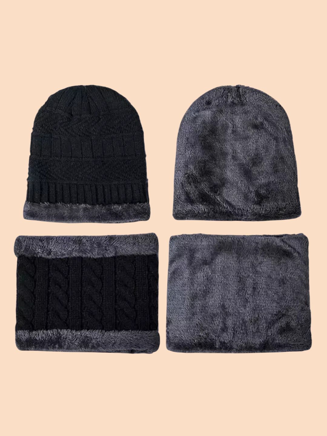 Infispace Men Beanie With Neck Warmer-picture-37