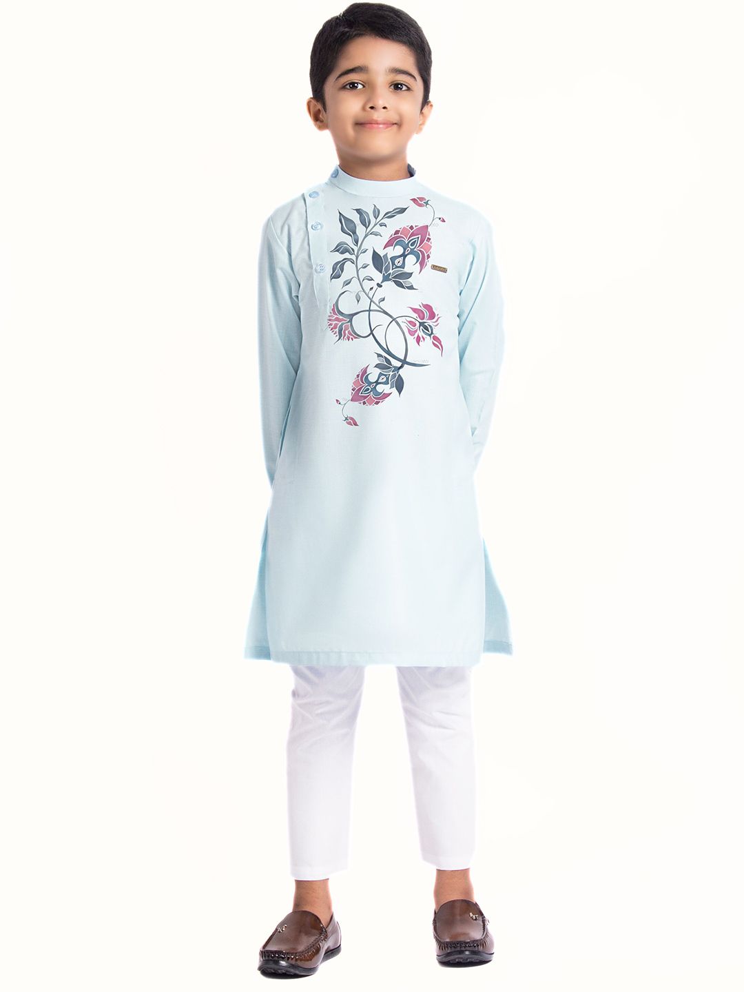 DEVOILER Boys Floral Printed Kurta-picture-39