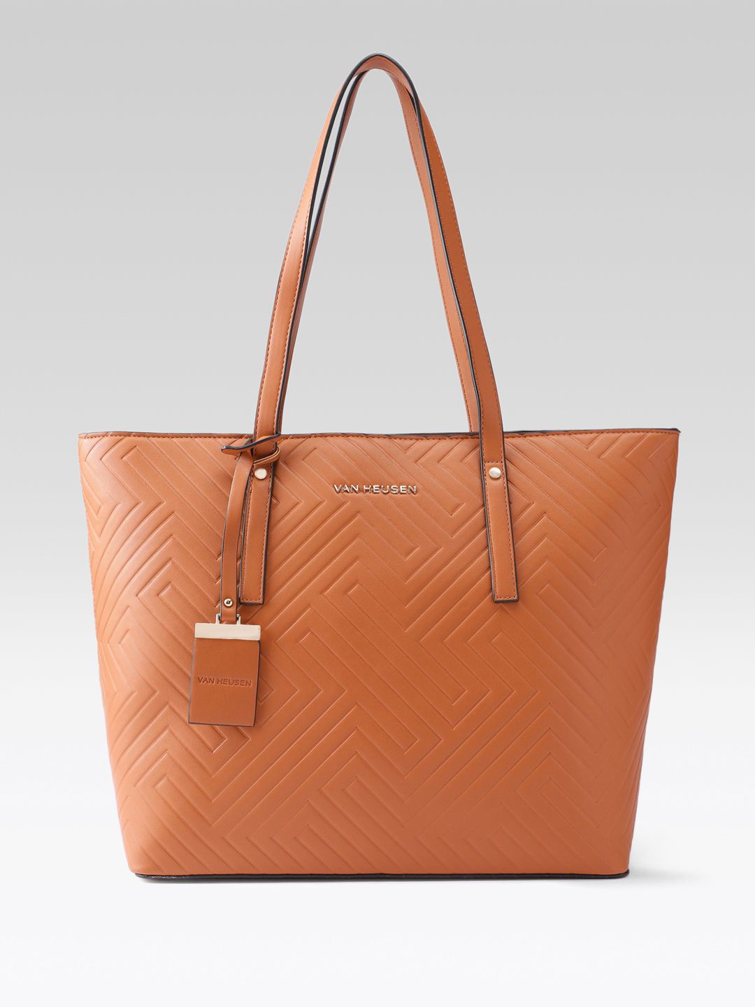 Van Heusen Geometric Textured Structured Shoulder Bag-picture-43