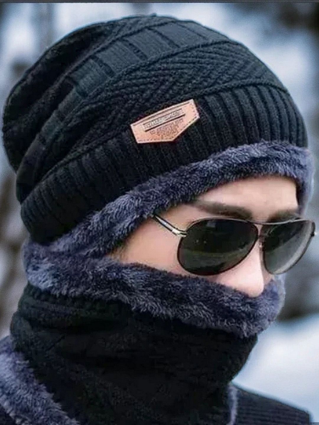 Infispace Self Design Woolen Beanie-picture-10